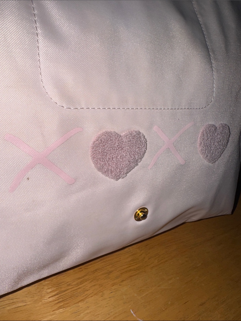 Longchamp Le Pliage RARE St. Valentine Limited Edition Checklist Tote Bag - Picture 3 of 12